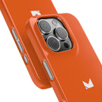 Orange — Slim Matte Protective Phone Case (Compatible with iPhone only)