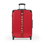 Red (S, M, L) — Carry-On Suitcase – Sleek Black Hardshell Spinner with Telescoping Handle