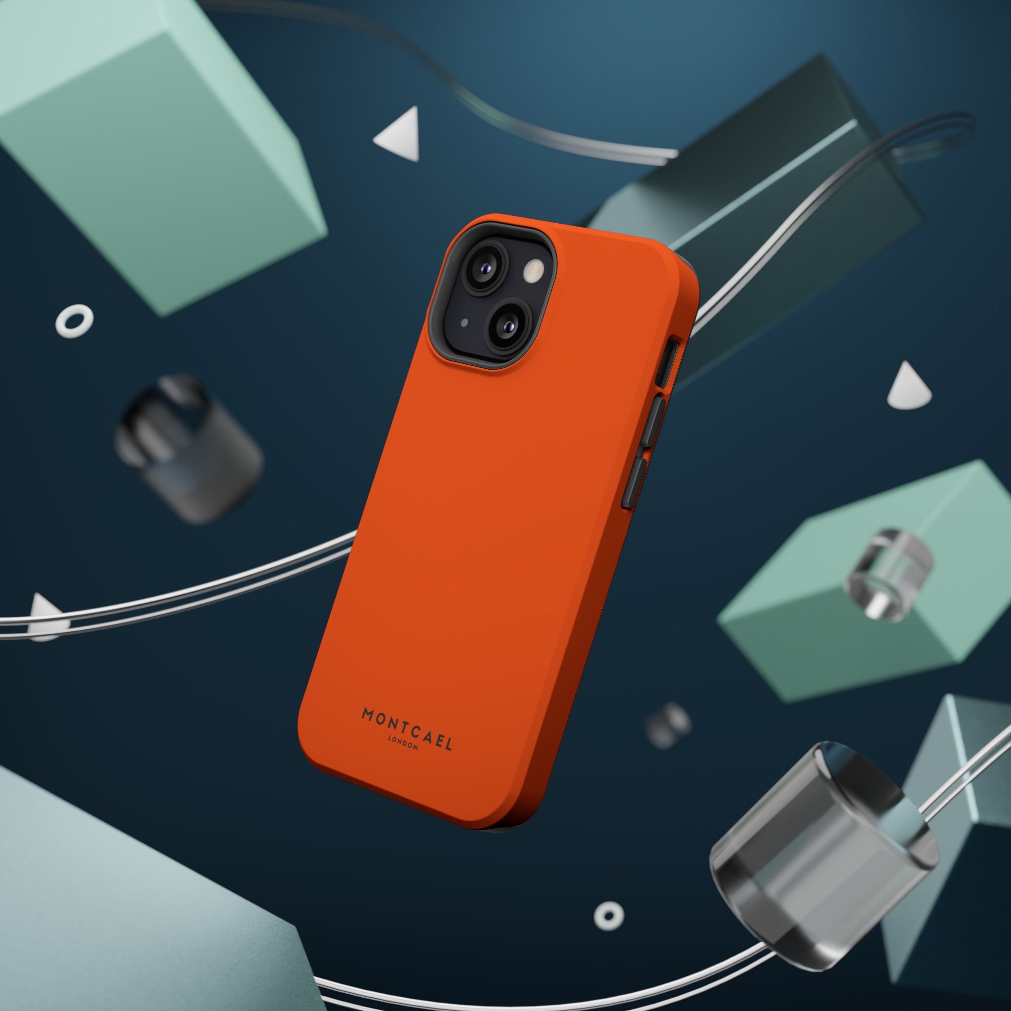 Orange — Magnetic Impact-Resistant Phone Case — Slim Shockproof MagSafe-Compatible (Compatible with iPhone and Samsung only)
