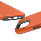 Orange — Magnetic Impact-Resistant Phone Case — Slim Shockproof MagSafe-Compatible (Compatible with iPhone and Samsung only)