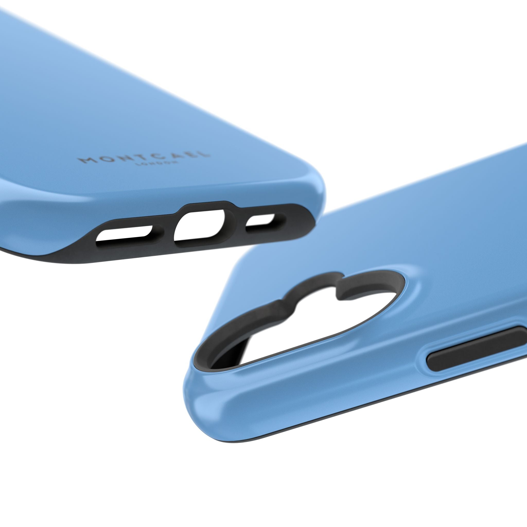 Light Blue — Magnetic Impact-Resistant Phone Case — Slim Shockproof MagSafe-Compatible (Compatible with iPhone and Samsung only)