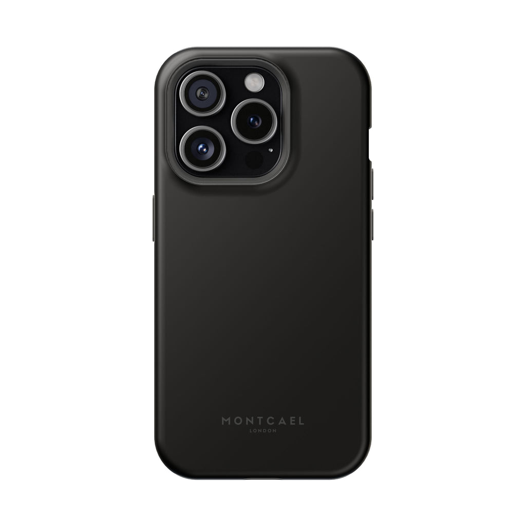 Black — Magnetic Impact-Resistant Phone Case — Slim Shockproof MagSafe-Compatible (Compatible with iPhone and Samsung only)