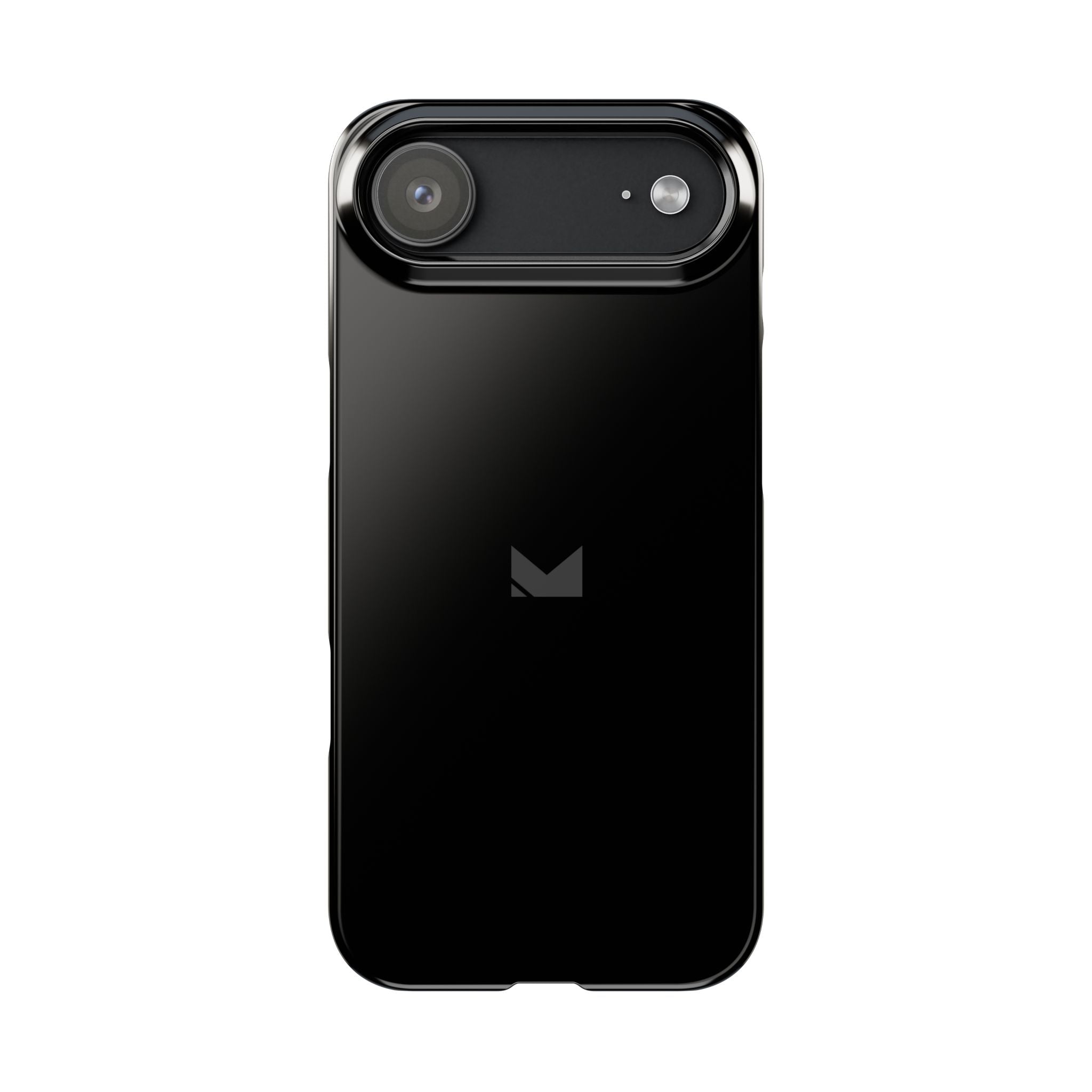 Black — Slim Matte Protective Phone Case (Compatible with iPhone only)