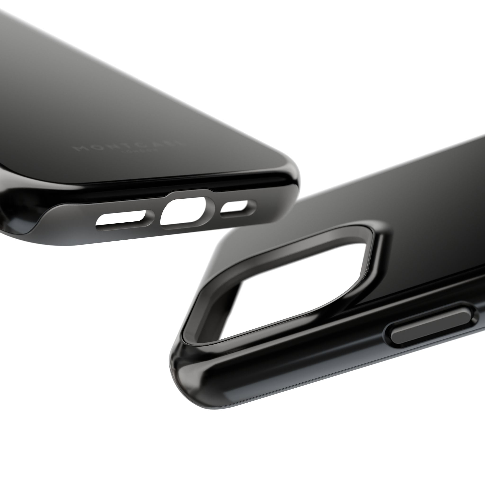 Black — Magnetic Impact-Resistant Phone Case — Slim Shockproof MagSafe-Compatible (Compatible with iPhone and Samsung only)