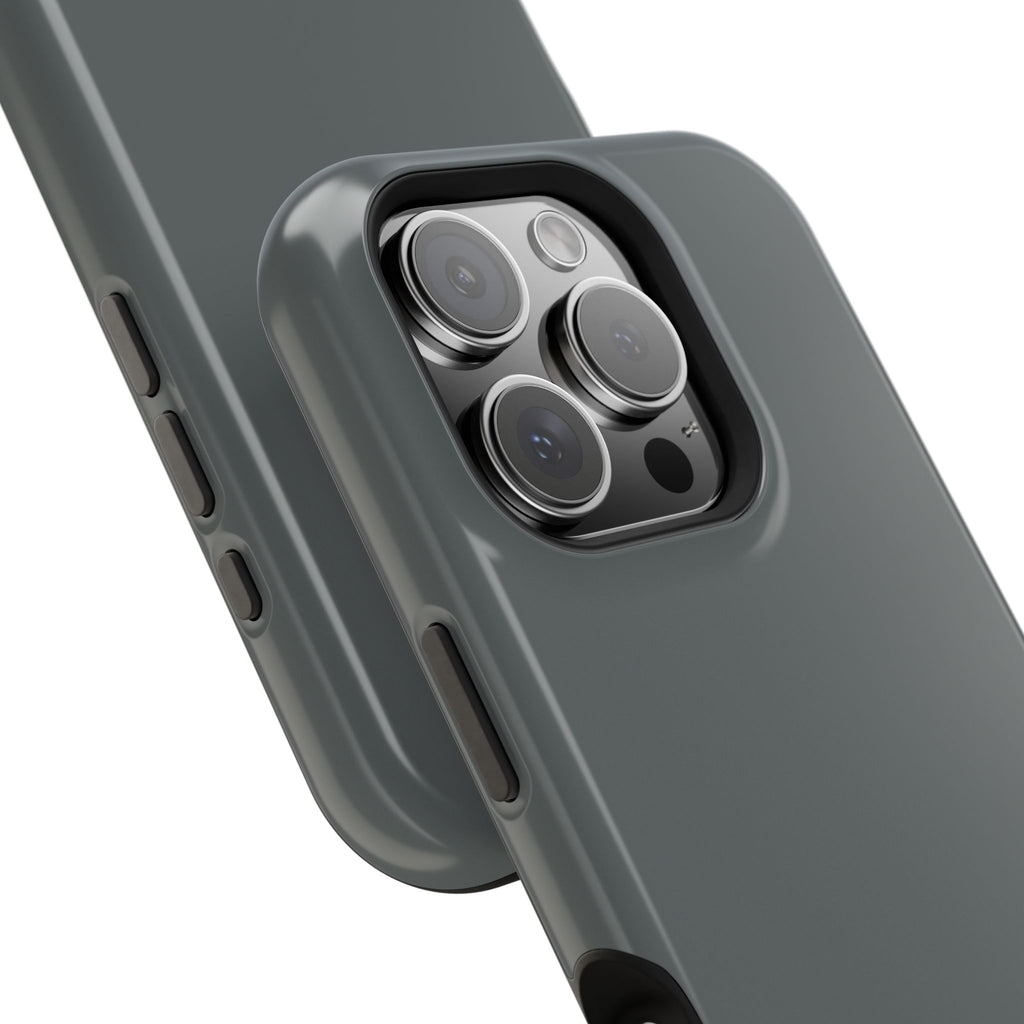 Dark Grey — Magnetic Impact-Resistant Phone Case — Slim Shockproof MagSafe-Compatible (Compatible with iPhone and Samsung only)