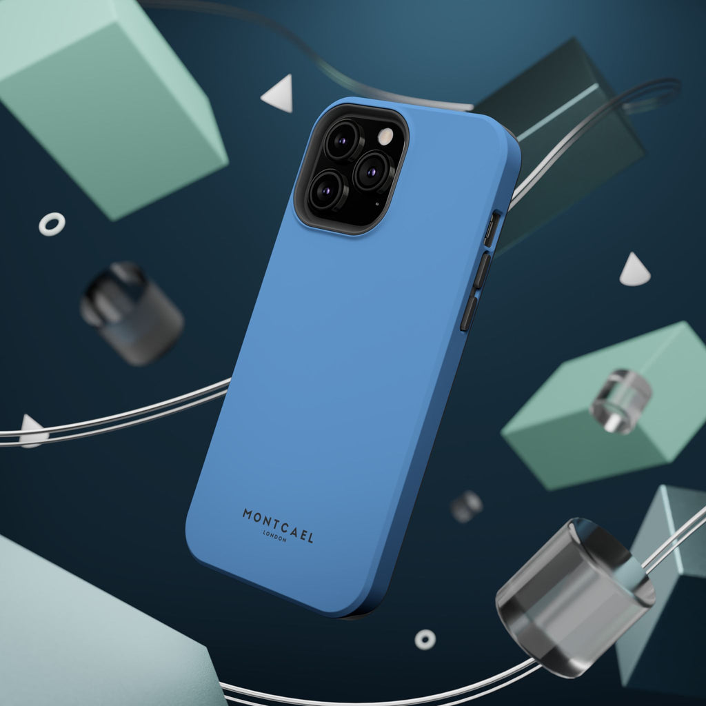 Light Blue — Magnetic Impact-Resistant Phone Case — Slim Shockproof MagSafe-Compatible (Compatible with iPhone and Samsung only)