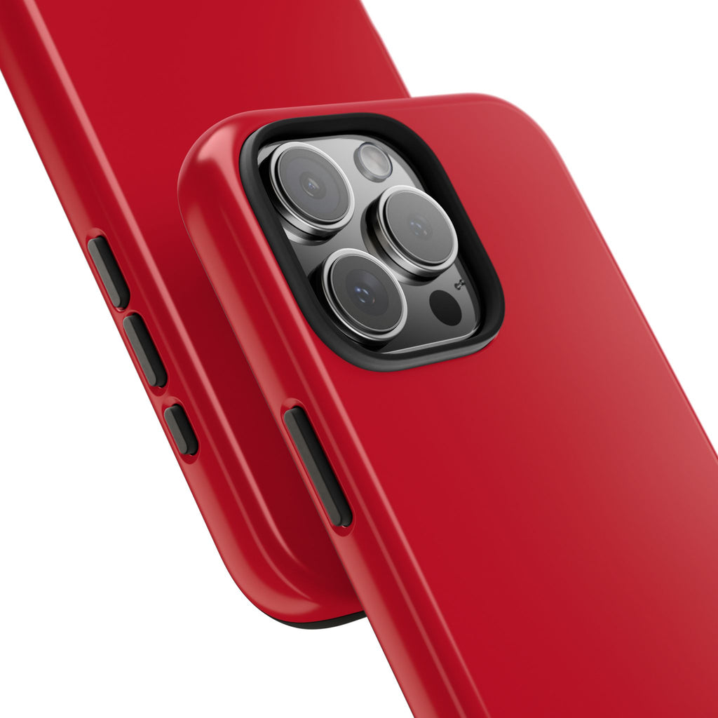 London City Tough Phone Case — Dark Red (Compatible with iPhone and Samsung only)