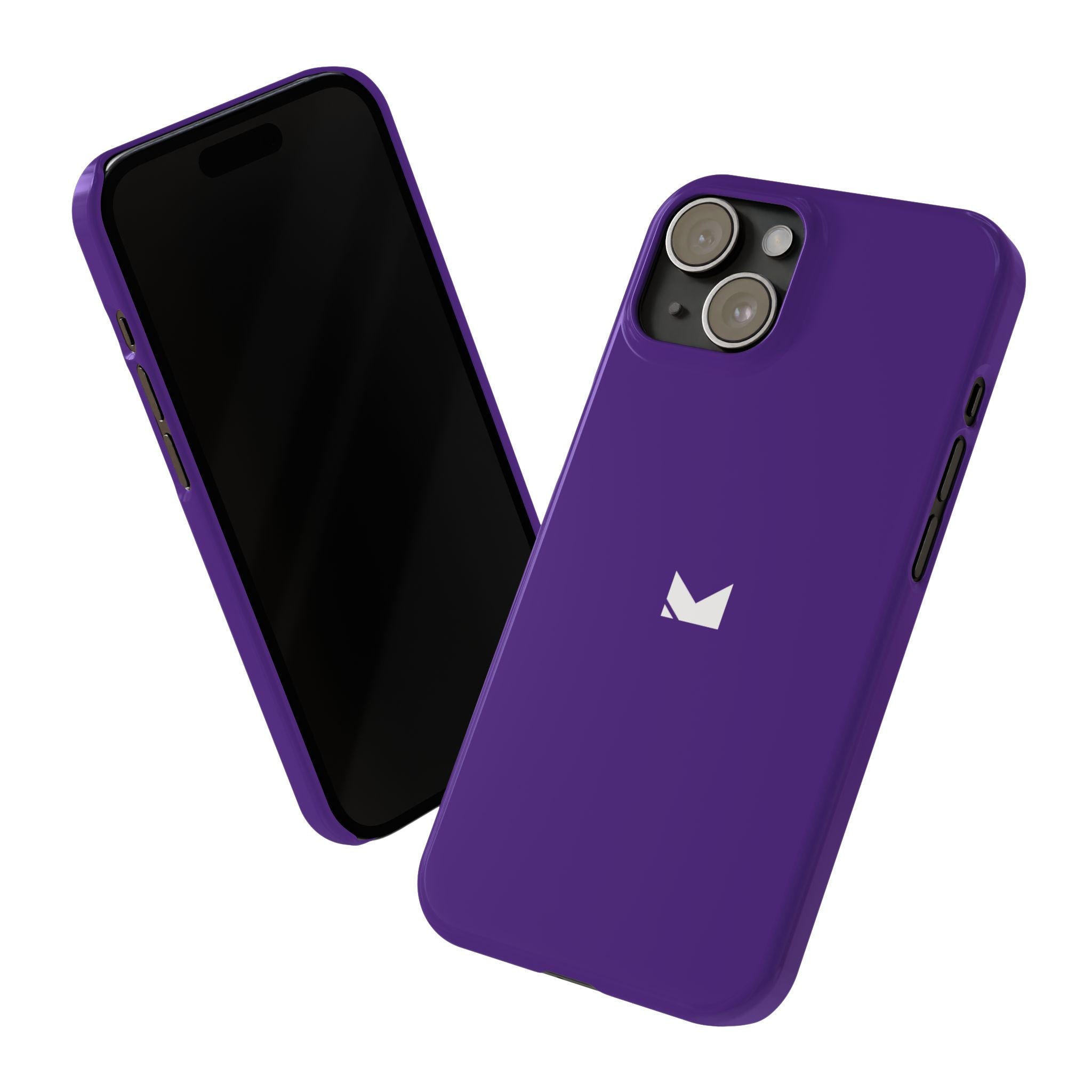 Purple — Slim Matte Protective Phone Case (Compatible with iPhone only)
