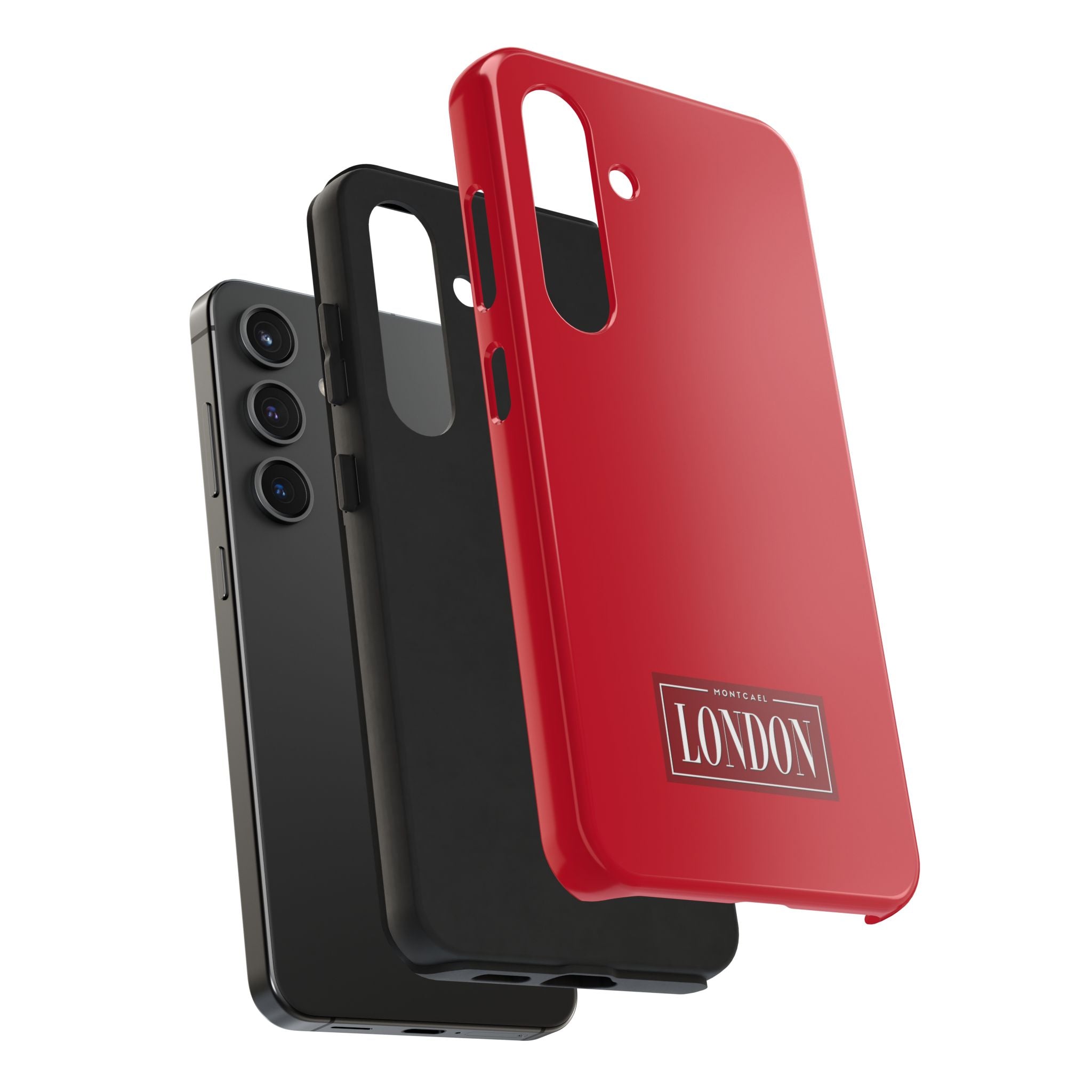 London City Tough Phone Case — Dark Red (Compatible with iPhone and Samsung only)