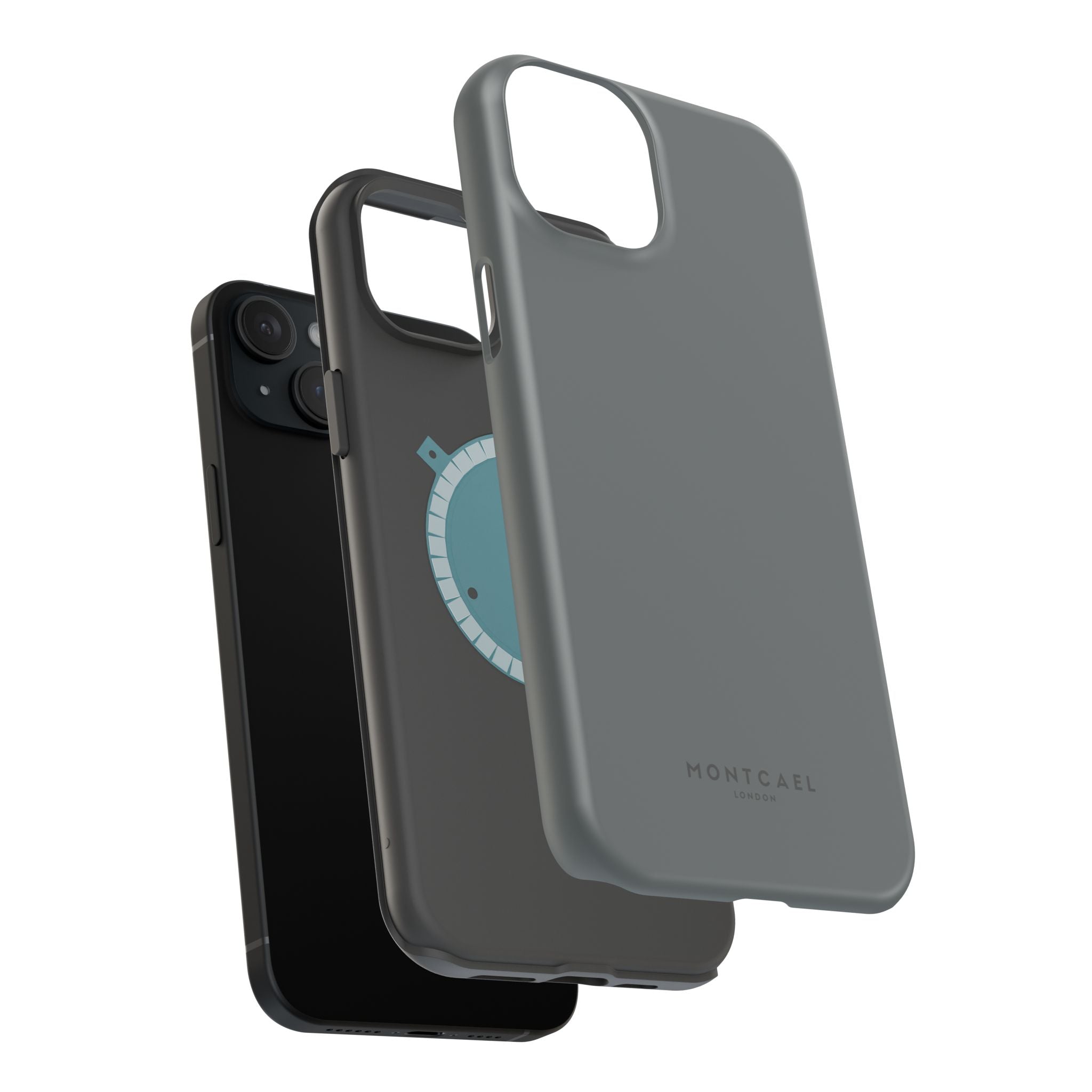 Dark Grey — Magnetic Impact-Resistant Phone Case — Slim Shockproof MagSafe-Compatible (Compatible with iPhone and Samsung only)