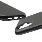 Black — Magnetic Impact-Resistant Phone Case — Slim Shockproof MagSafe-Compatible (Compatible with iPhone and Samsung only)