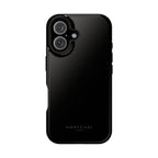 Black — Magnetic Impact-Resistant Phone Case — Slim Shockproof MagSafe-Compatible (Compatible with iPhone and Samsung only)
