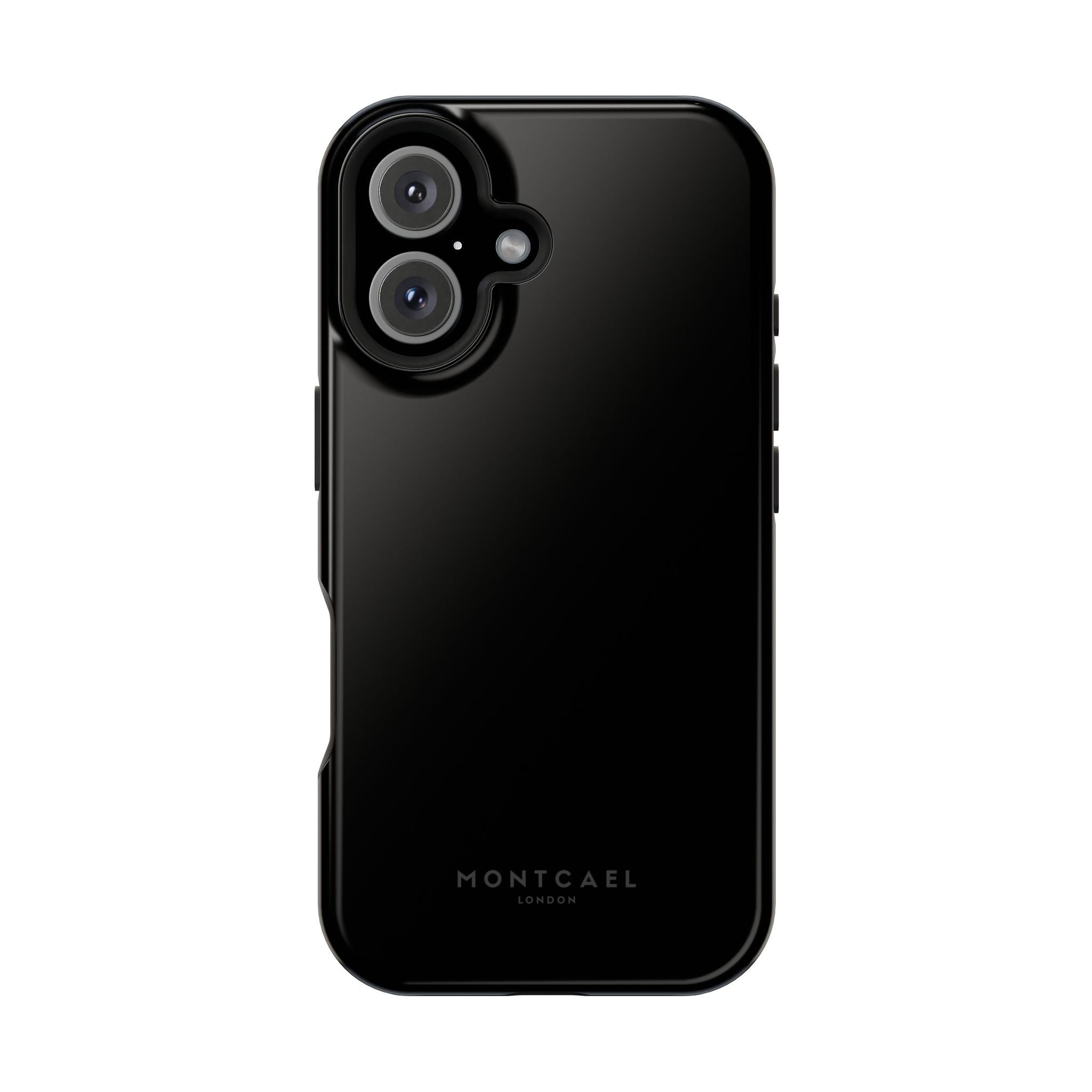 Black — Magnetic Impact-Resistant Phone Case — Slim Shockproof MagSafe-Compatible (Compatible with iPhone and Samsung only)