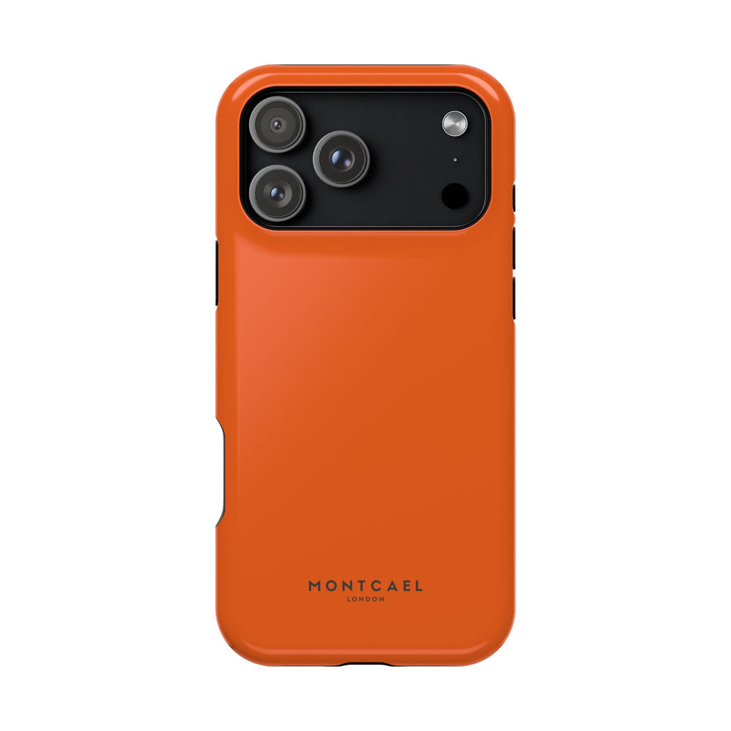 Orange — Magnetic Impact-Resistant Phone Case — Slim Shockproof MagSafe-Compatible (Compatible with iPhone and Samsung only)