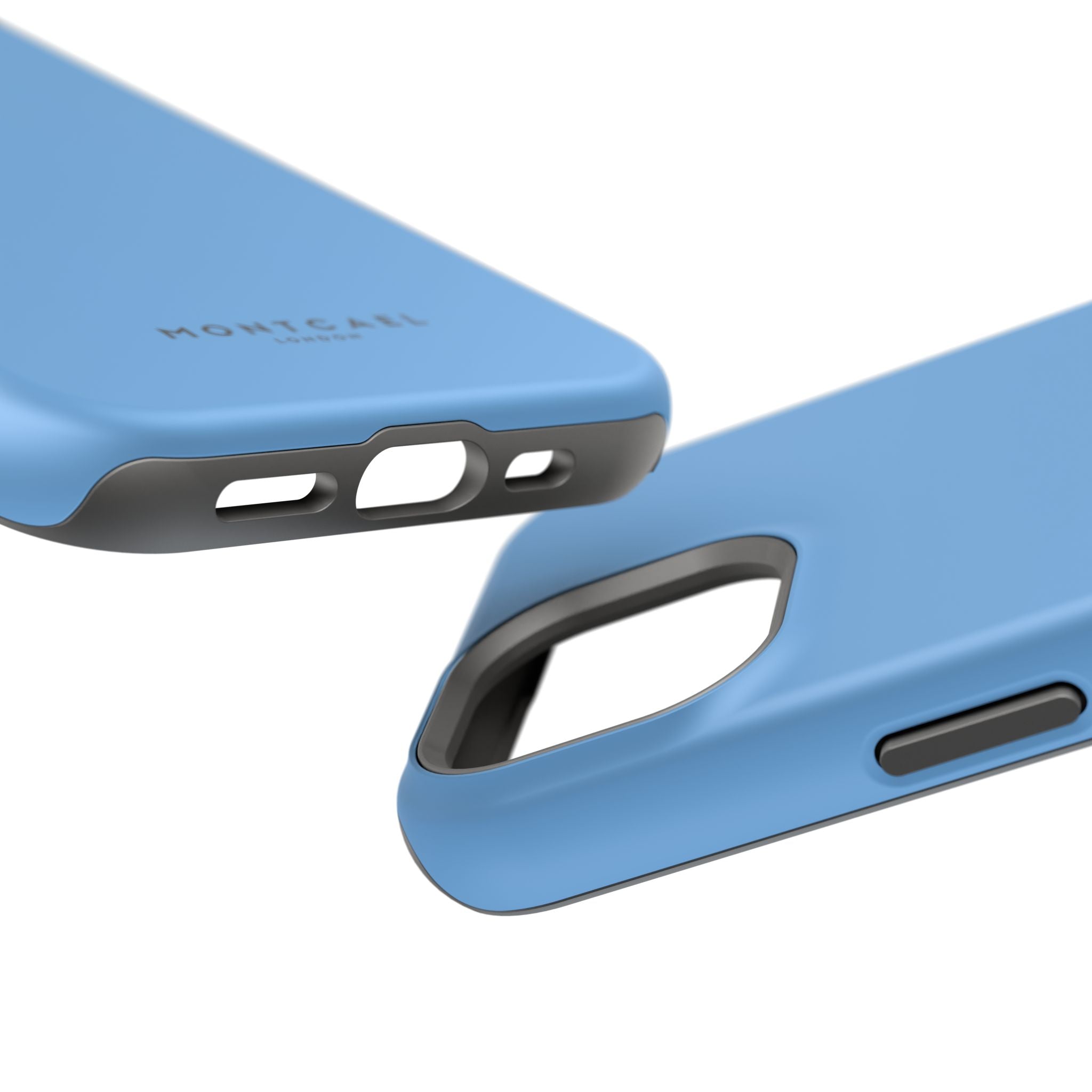 Light Blue — Magnetic Impact-Resistant Phone Case — Slim Shockproof MagSafe-Compatible (Compatible with iPhone and Samsung only)