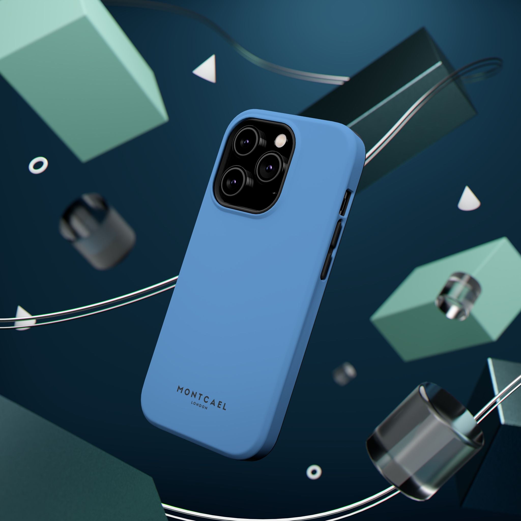 Light Blue — Magnetic Impact-Resistant Phone Case — Slim Shockproof MagSafe-Compatible (Compatible with iPhone and Samsung only)