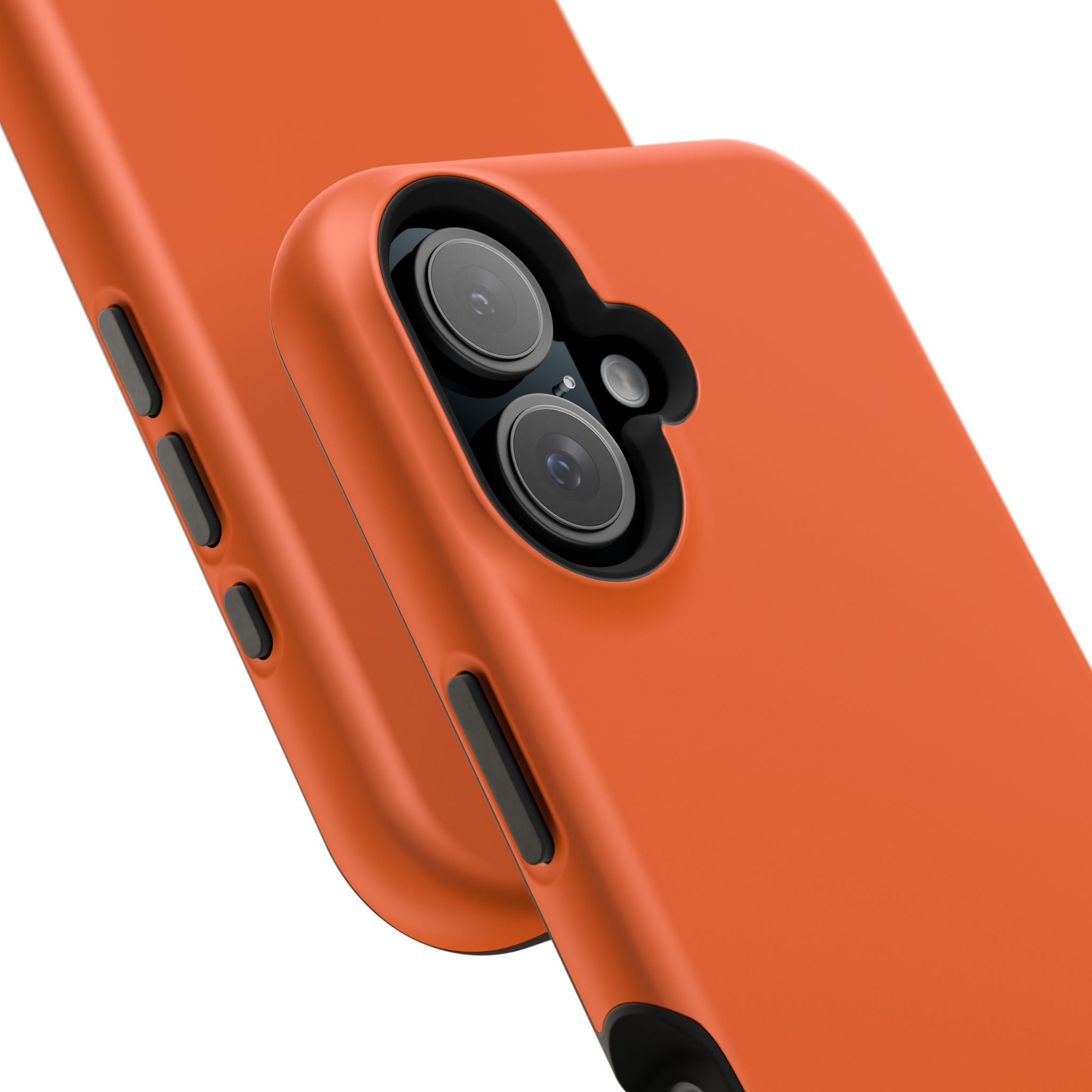Orange — Magnetic Impact-Resistant Phone Case — Slim Shockproof MagSafe-Compatible (Compatible with iPhone and Samsung only)