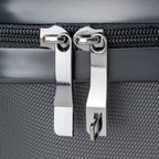 Turquoise (S, M, L) — Carry-On Suitcase – Sleek Black Hardshell Spinner with Telescoping Handle