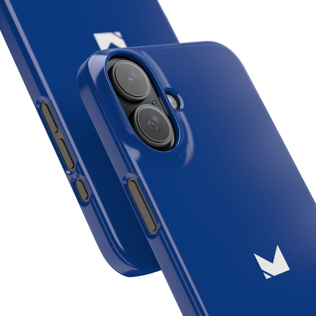Dark Blue — Slim Matte Protective Phone Case (Compatible with iPhone only)