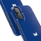 Dark Blue — Slim Matte Protective Phone Case (Compatible with iPhone only)
