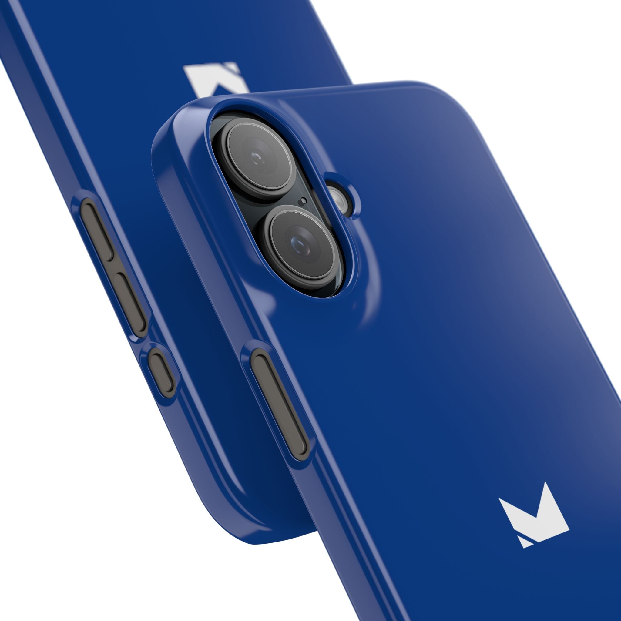 Dark Blue — Slim Matte Protective Phone Case (Compatible with iPhone only)