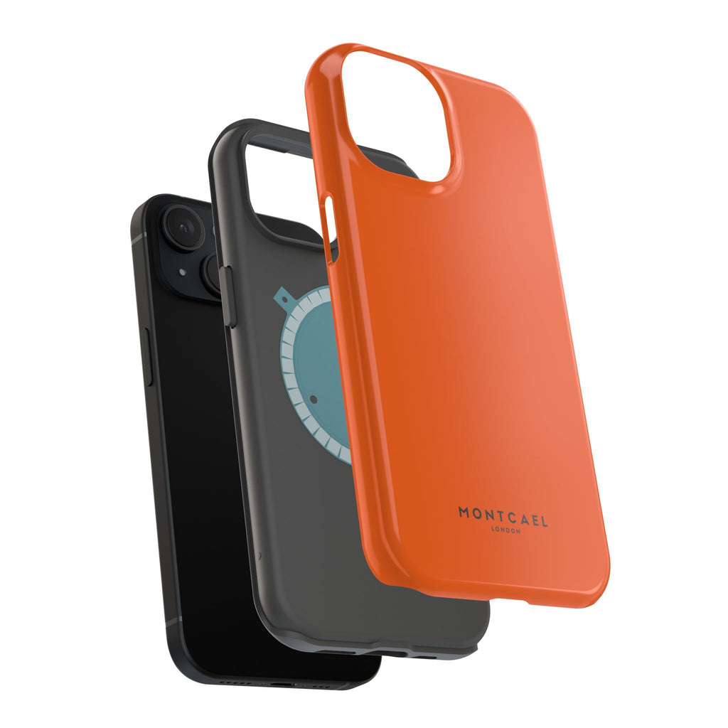 Orange — Magnetic Impact-Resistant Phone Case — Slim Shockproof MagSafe-Compatible (Compatible with iPhone and Samsung only)