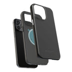 Black — Magnetic Impact-Resistant Phone Case — Slim Shockproof MagSafe-Compatible (Compatible with iPhone and Samsung only)