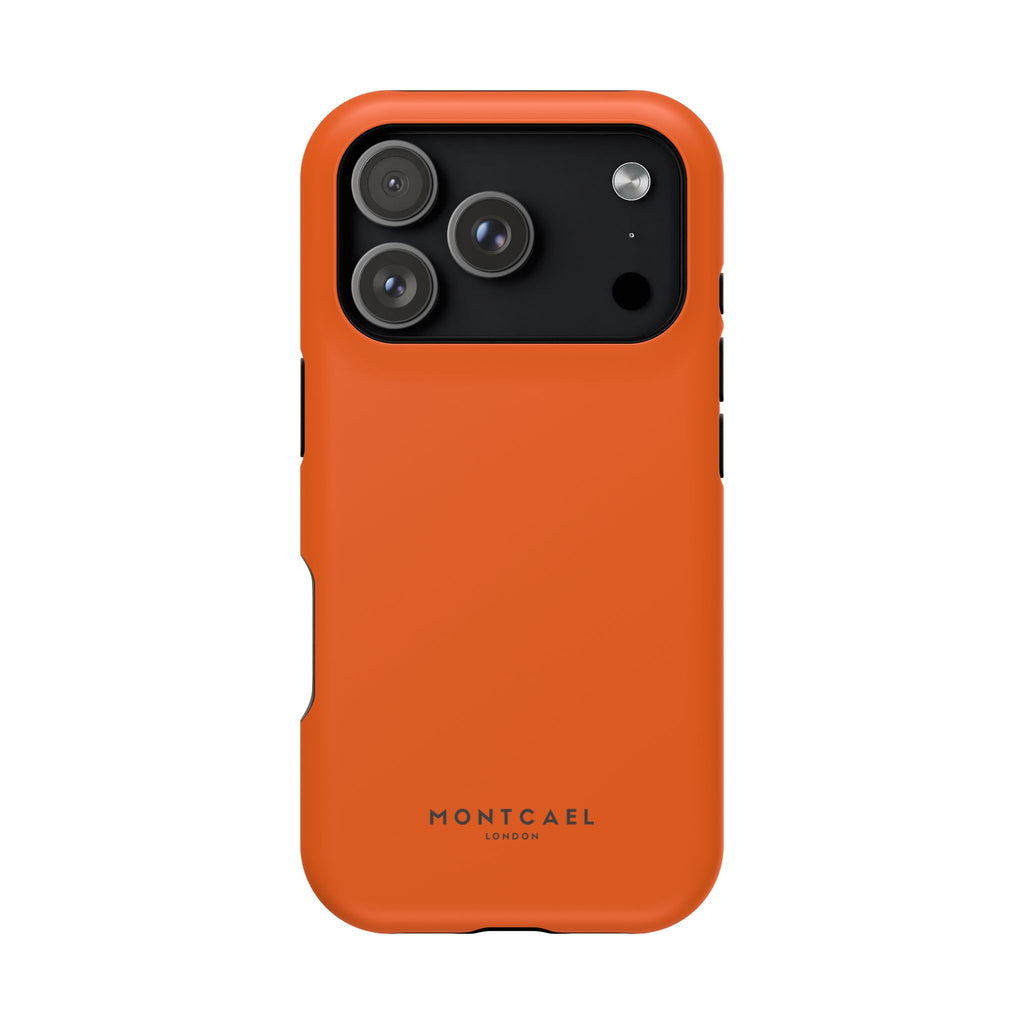 Orange — Magnetic Impact-Resistant Phone Case — Slim Shockproof MagSafe-Compatible (Compatible with iPhone and Samsung only)