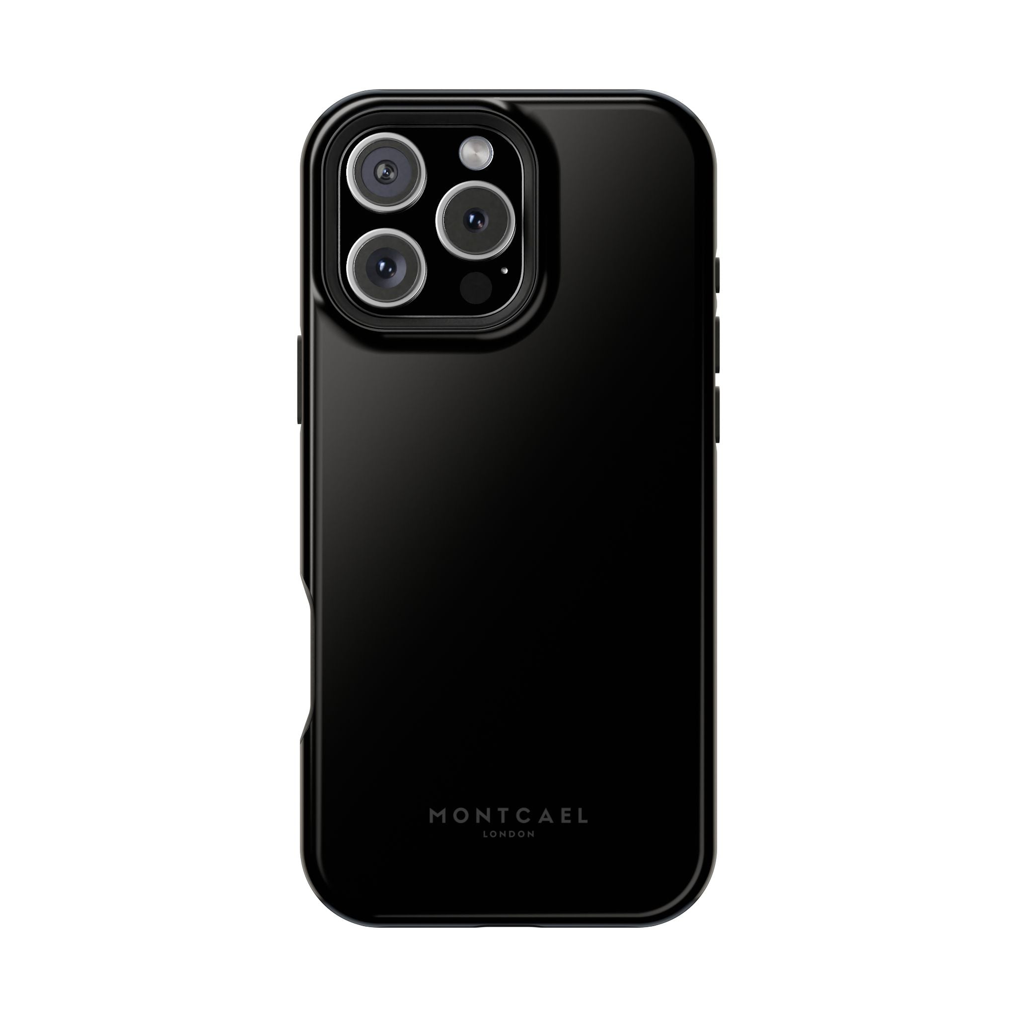 Black — Magnetic Impact-Resistant Phone Case — Slim Shockproof MagSafe-Compatible (Compatible with iPhone and Samsung only)