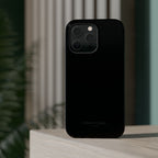 Black — Magnetic Impact-Resistant Phone Case — Slim Shockproof MagSafe-Compatible (Compatible with iPhone and Samsung only)