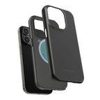 Black — Magnetic Impact-Resistant Phone Case — Slim Shockproof MagSafe-Compatible (Compatible with iPhone and Samsung only)