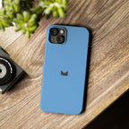 Light Blue — Slim Matte Protective Phone Case (Compatible with iPhone only)