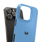 Light Blue — Slim Matte Protective Phone Case (Compatible with iPhone only)