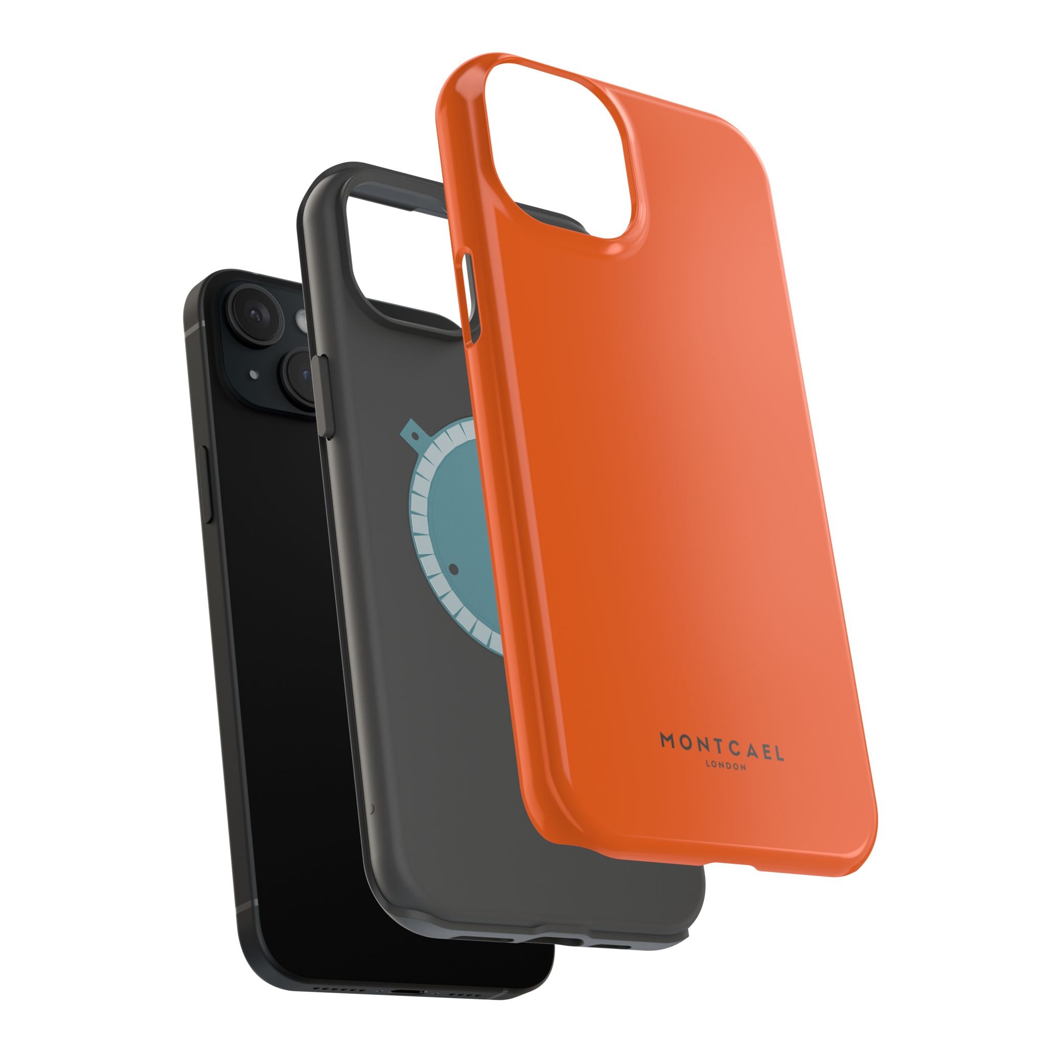 Orange — Magnetic Impact-Resistant Phone Case — Slim Shockproof MagSafe-Compatible (Compatible with iPhone and Samsung only)