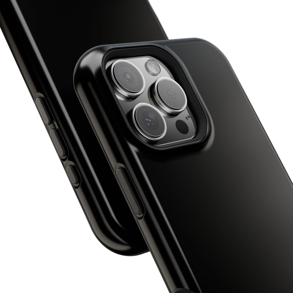 Black — Magnetic Impact-Resistant Phone Case — Slim Shockproof MagSafe-Compatible (Compatible with iPhone and Samsung only)