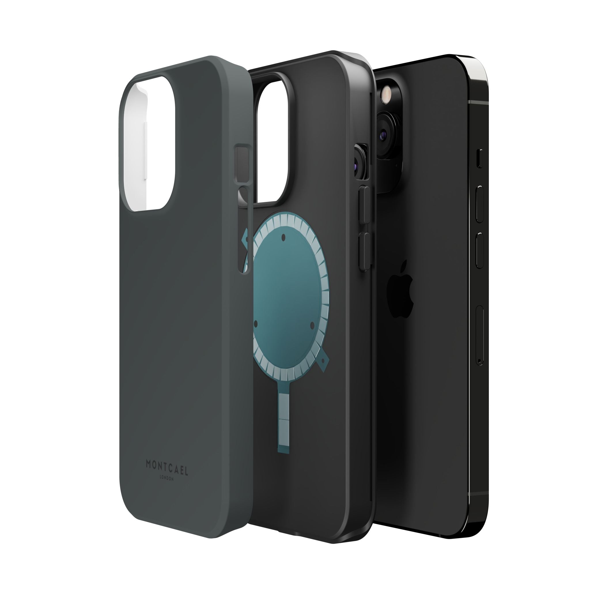 Dark Grey — Magnetic Impact-Resistant Phone Case — Slim Shockproof MagSafe-Compatible (Compatible with iPhone and Samsung only)