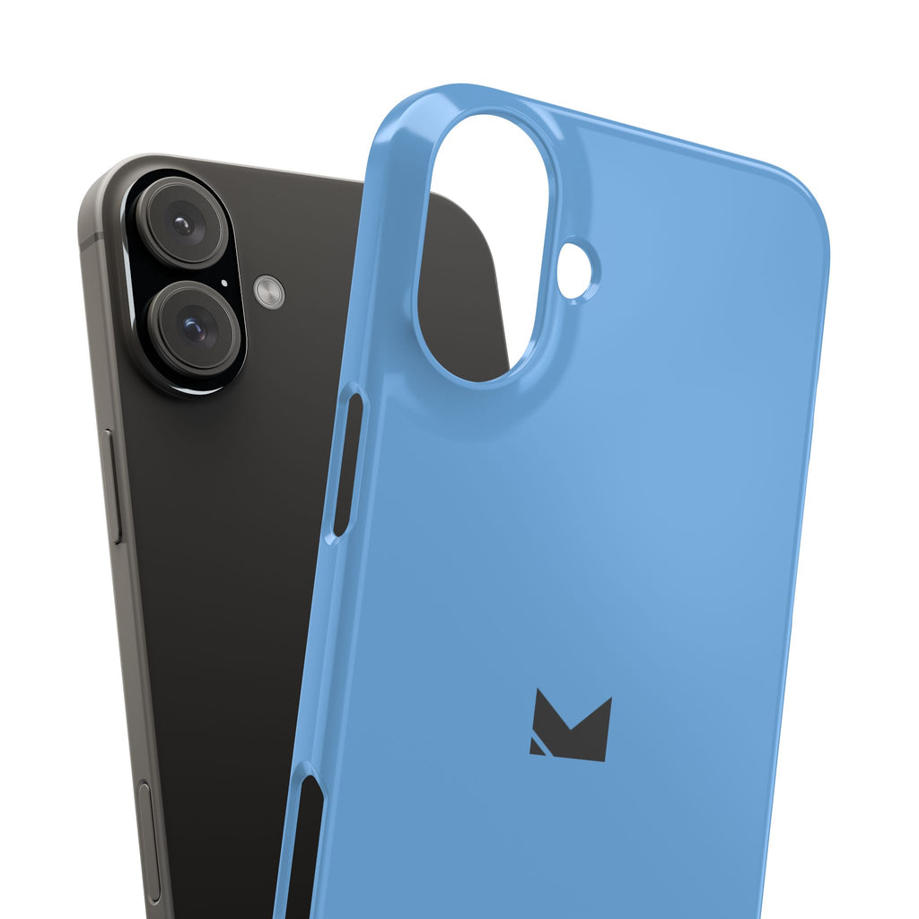 Light Blue — Slim Matte Protective Phone Case (Compatible with iPhone only)