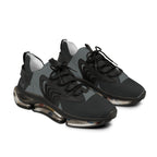 Mesh Athletic Sneakers — Black