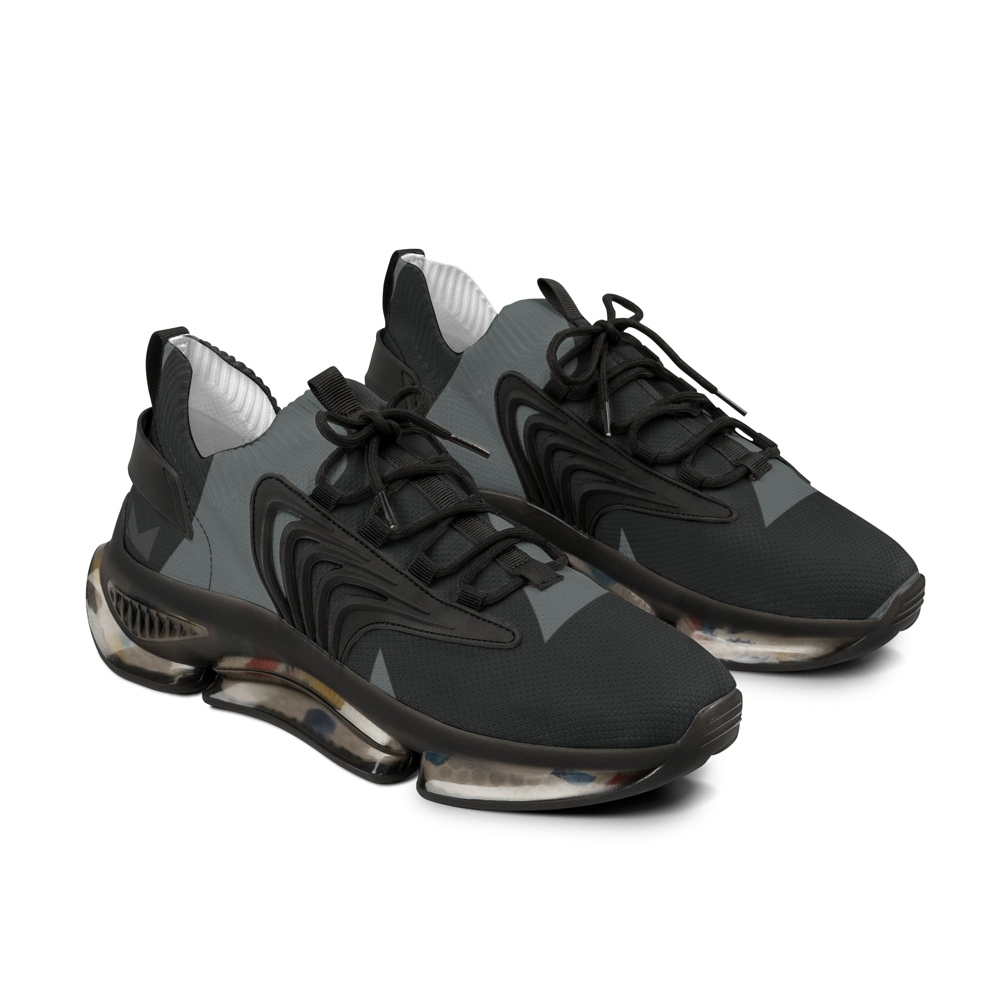 Mesh Athletic Sneakers — Black