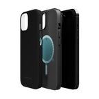 Black — Magnetic Impact-Resistant Phone Case — Slim Shockproof MagSafe-Compatible (Compatible with iPhone and Samsung only)
