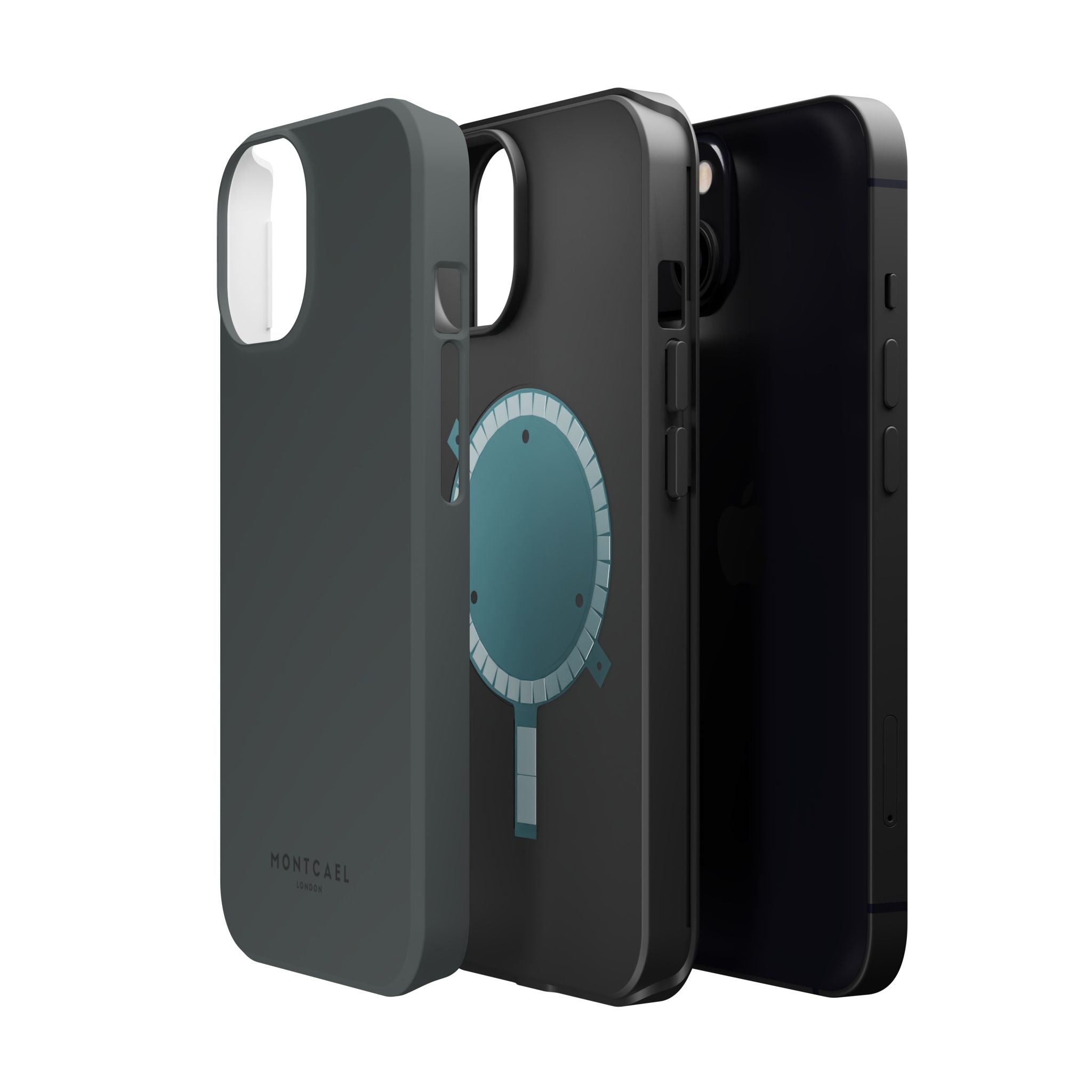 Dark Grey — Magnetic Impact-Resistant Phone Case — Slim Shockproof MagSafe-Compatible (Compatible with iPhone and Samsung only)