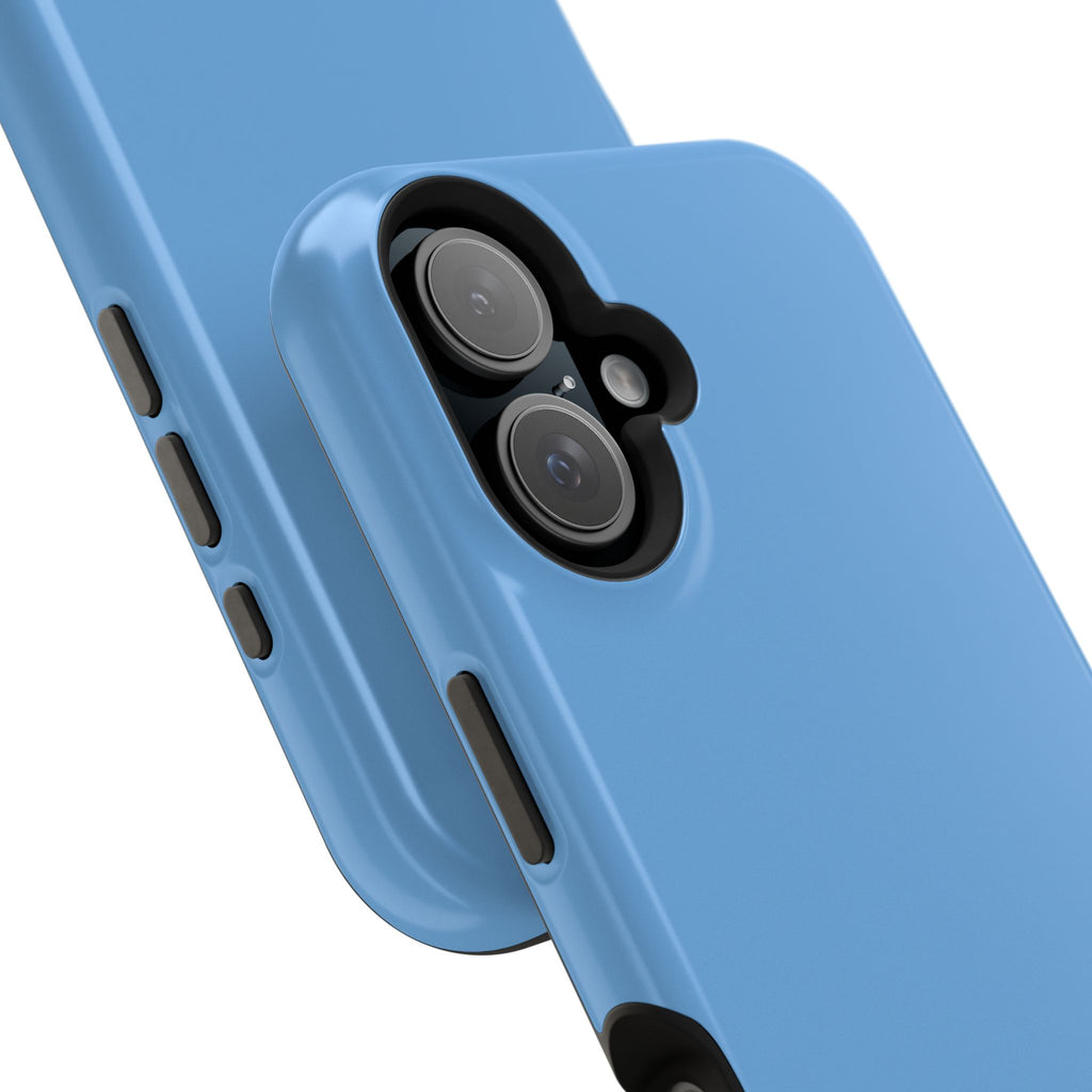 Light Blue — Magnetic Impact-Resistant Phone Case — Slim Shockproof MagSafe-Compatible (Compatible with iPhone and Samsung only)