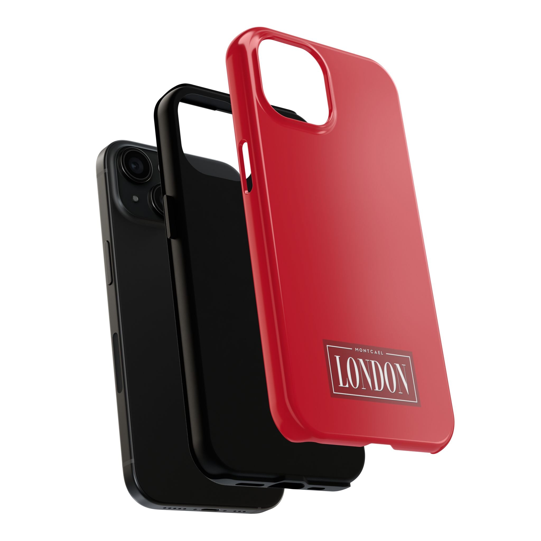 London City Tough Phone Case — Dark Red (Compatible with iPhone and Samsung only)