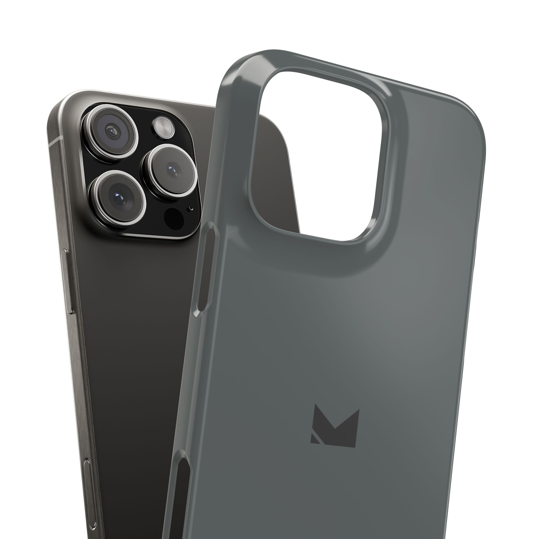 Dark Grey — Slim Matte Protective Phone Case (Compatible with iPhone only)