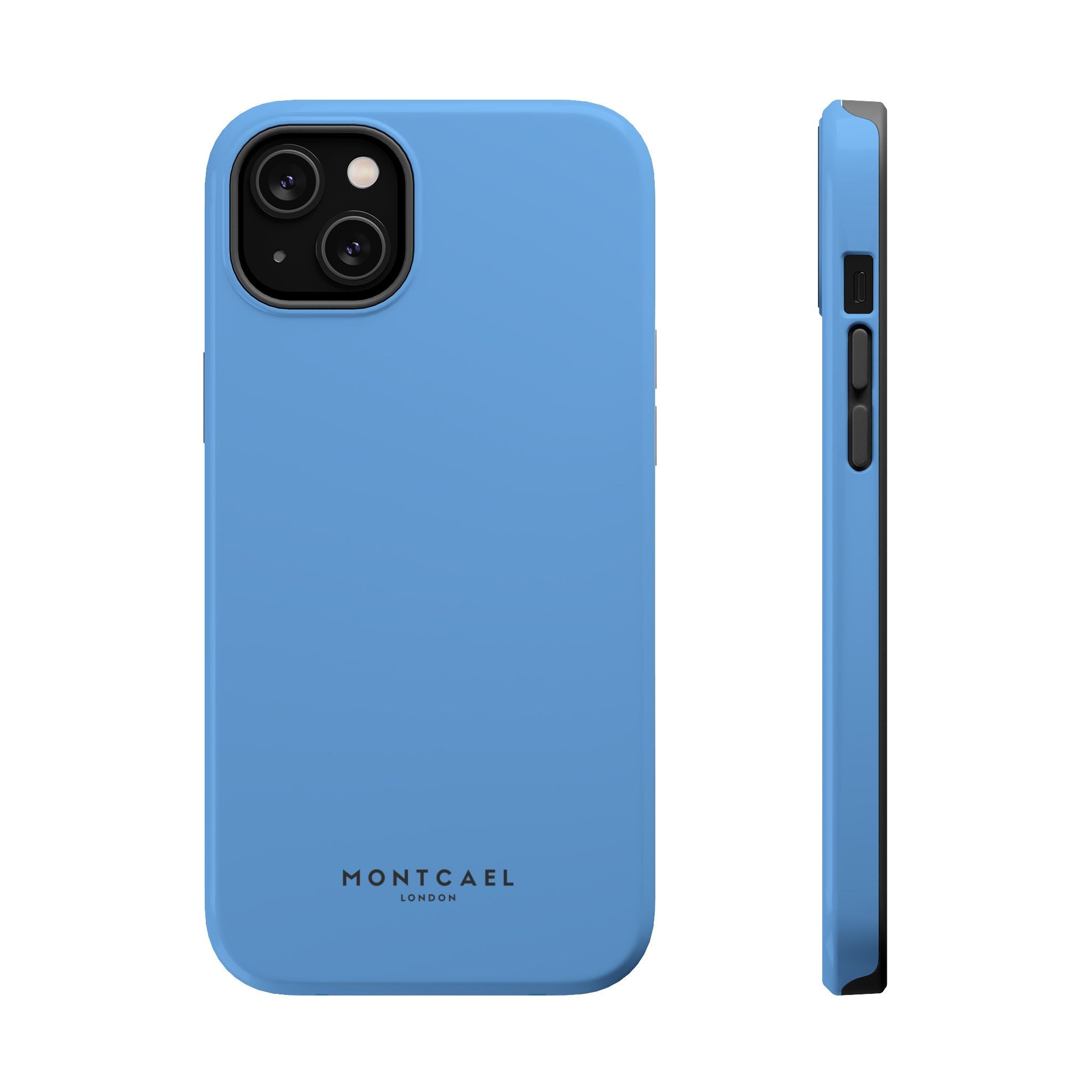 Light Blue — Magnetic Impact-Resistant Phone Case — Slim Shockproof MagSafe-Compatible (Compatible with iPhone and Samsung only)