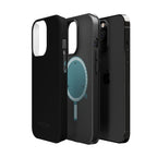 Black — Magnetic Impact-Resistant Phone Case — Slim Shockproof MagSafe-Compatible (Compatible with iPhone and Samsung only)