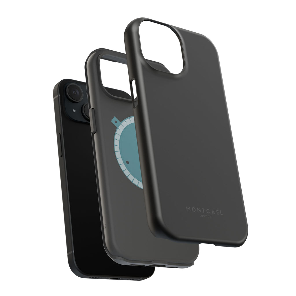 Black — Magnetic Impact-Resistant Phone Case — Slim Shockproof MagSafe-Compatible (Compatible with iPhone and Samsung only)