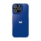 Dark Blue — Slim Matte Protective Phone Case (Compatible with iPhone only)