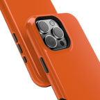Orange — Magnetic Impact-Resistant Phone Case — Slim Shockproof MagSafe-Compatible (Compatible with iPhone and Samsung only)