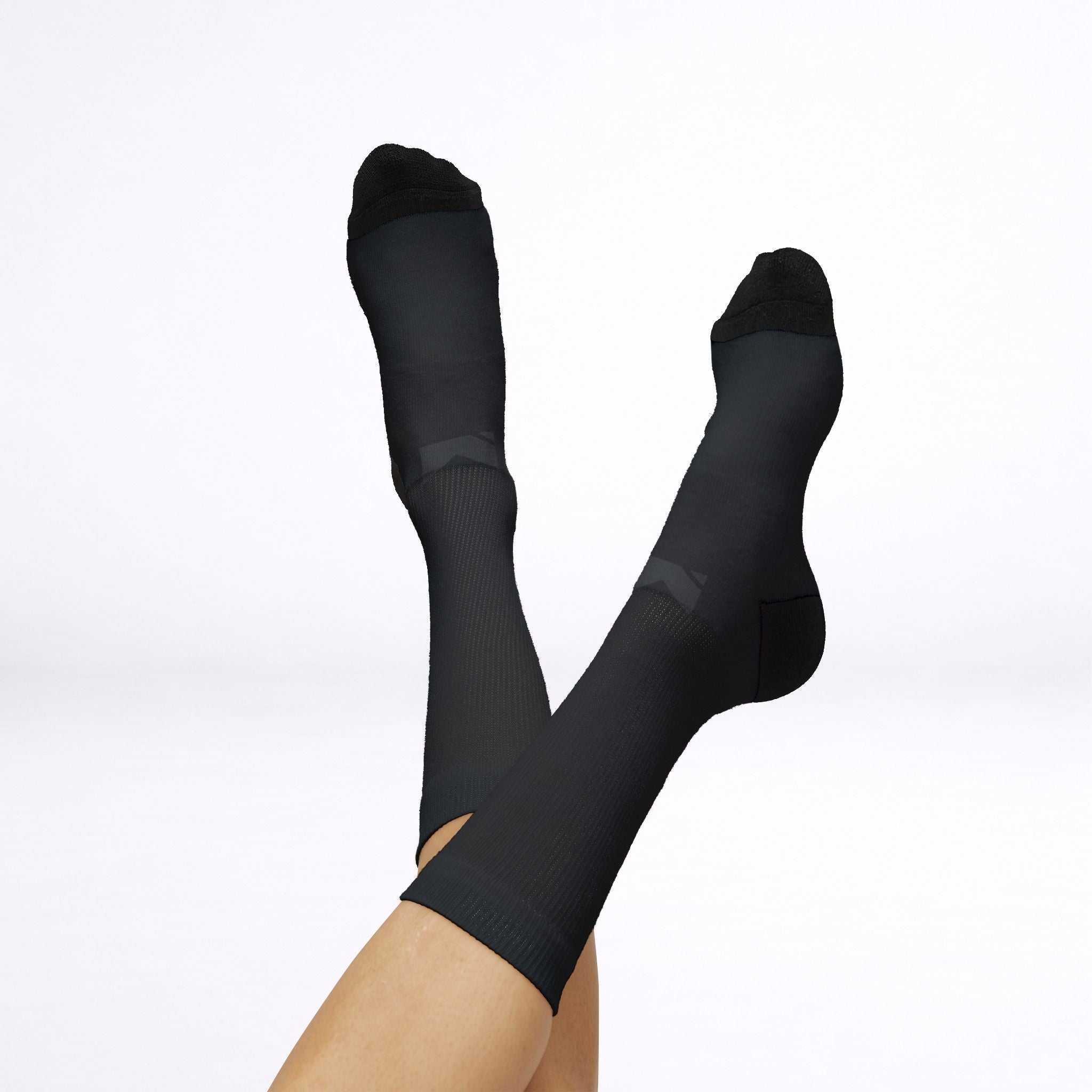 Classic 100% Cotton Black Socks